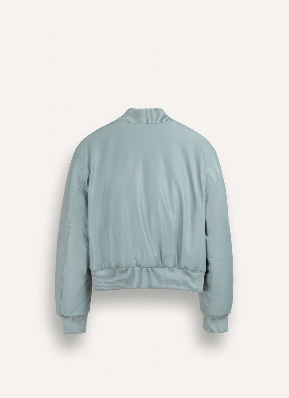 Faux leather bomber jacket image number 5