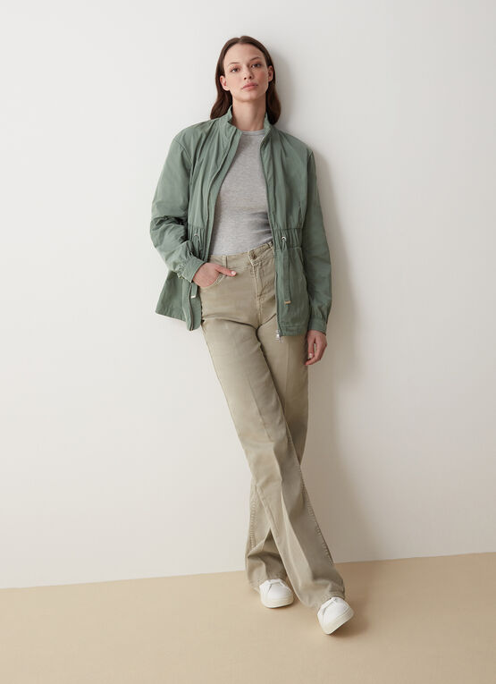 Unlined taffeta jacket 