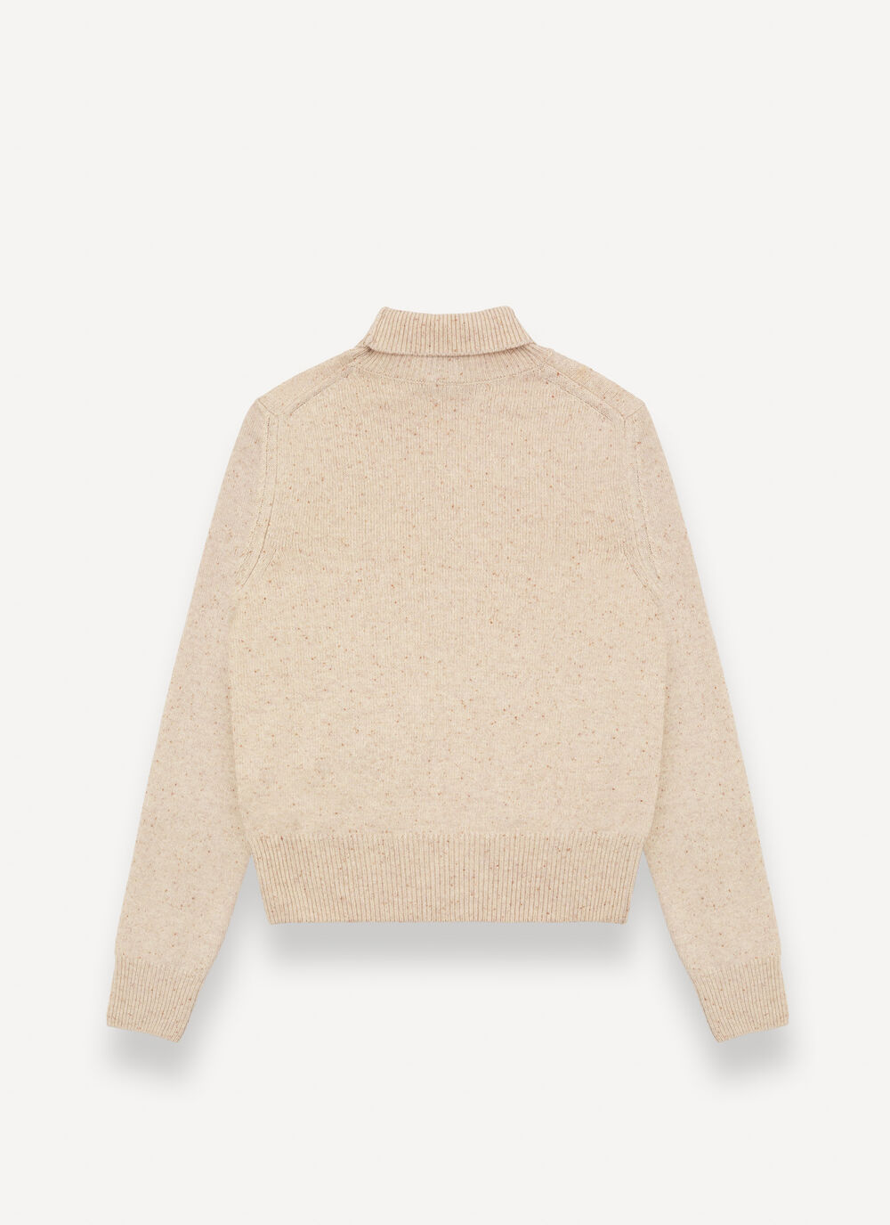 Melange polo-neck jumper image number 5
