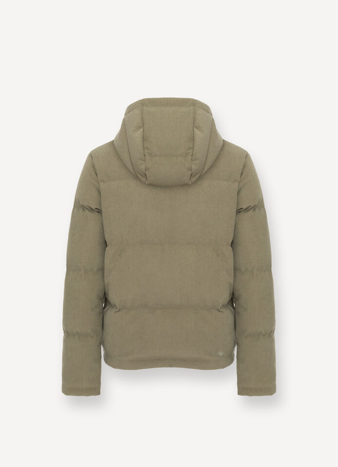 Waterproof corduroy down jacket image number 5