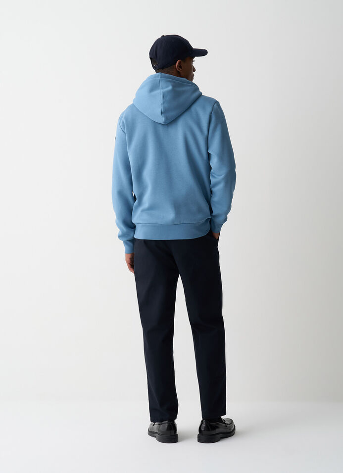 Full zip cotton sweatshirt image number 3