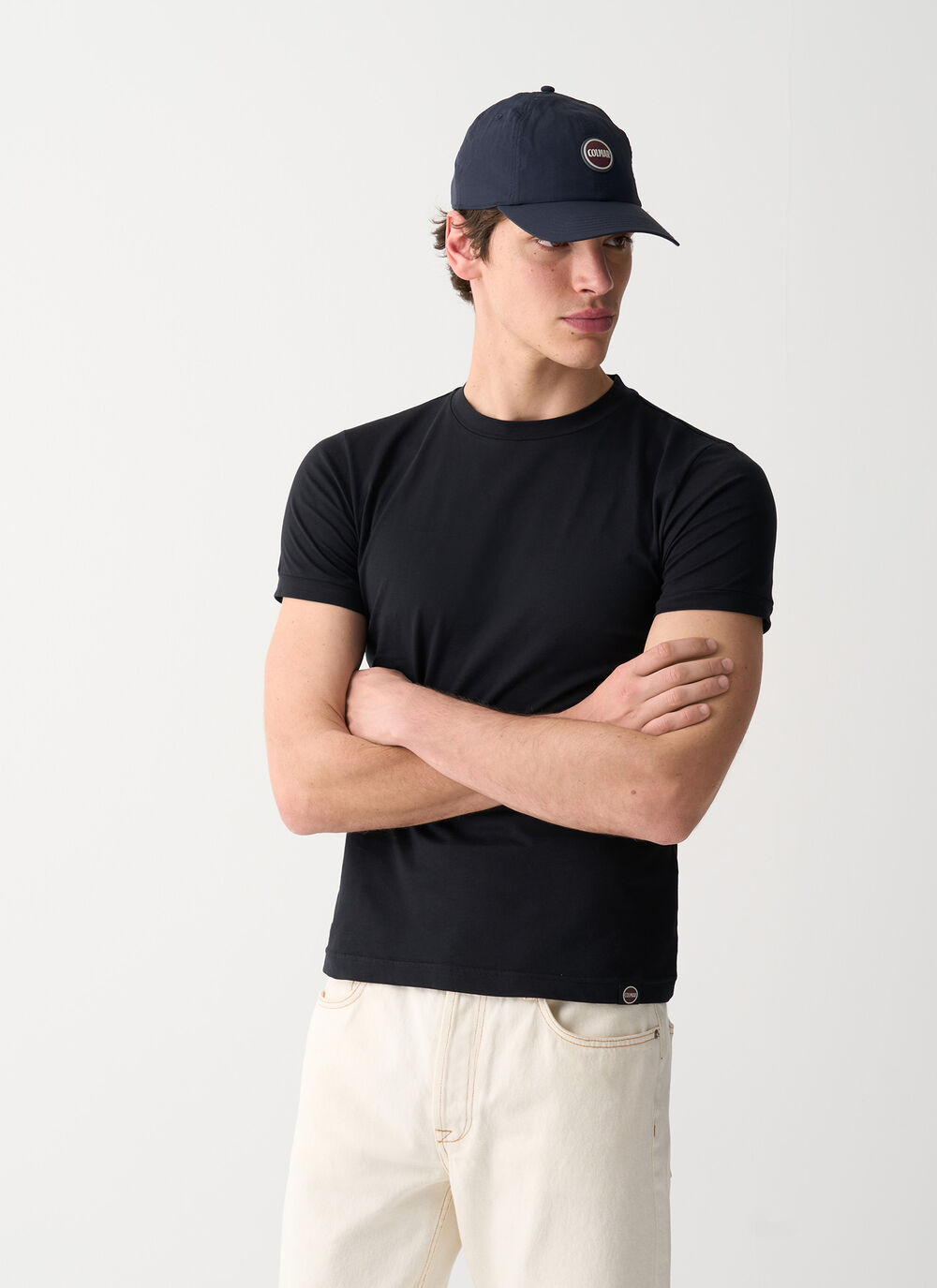 Slim-fit T-shirt in 100% Supima&reg; cotton image number 0