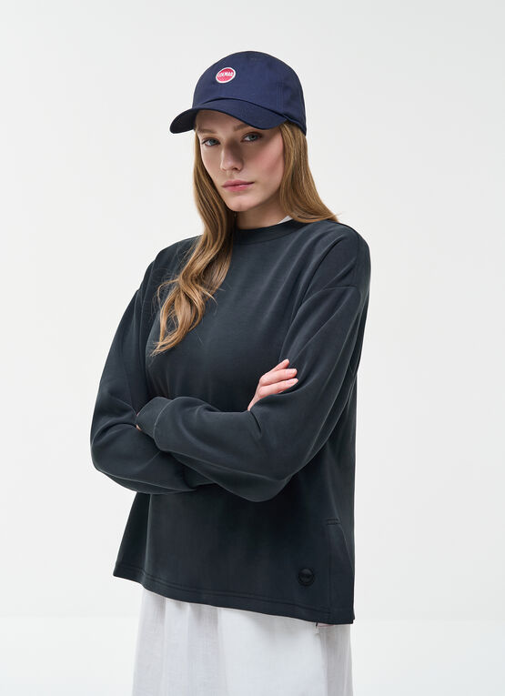 Sweat avec fentes lat&eacute;rales