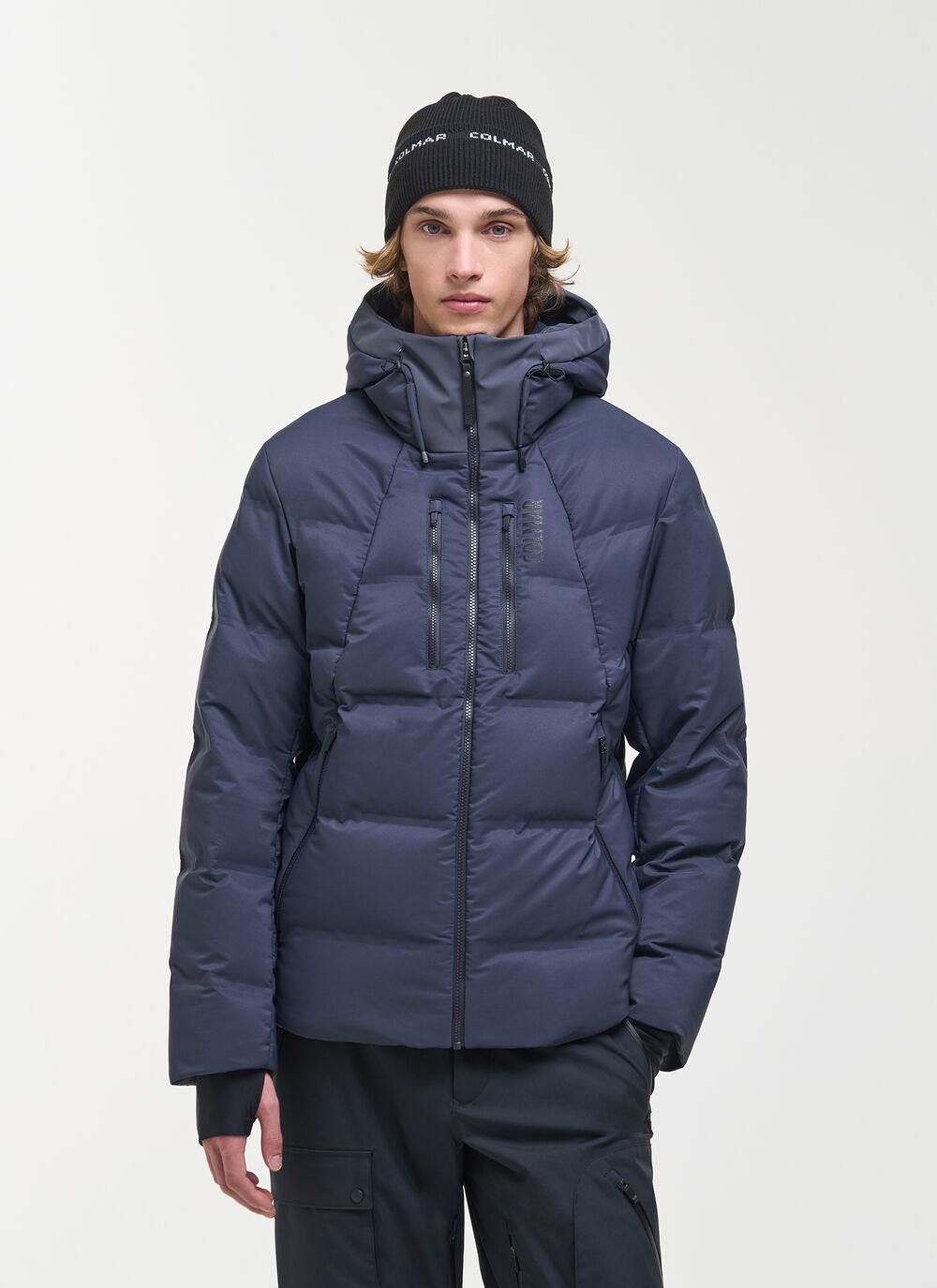 Frost padded ski jacket with seamless neck warmer image number 1