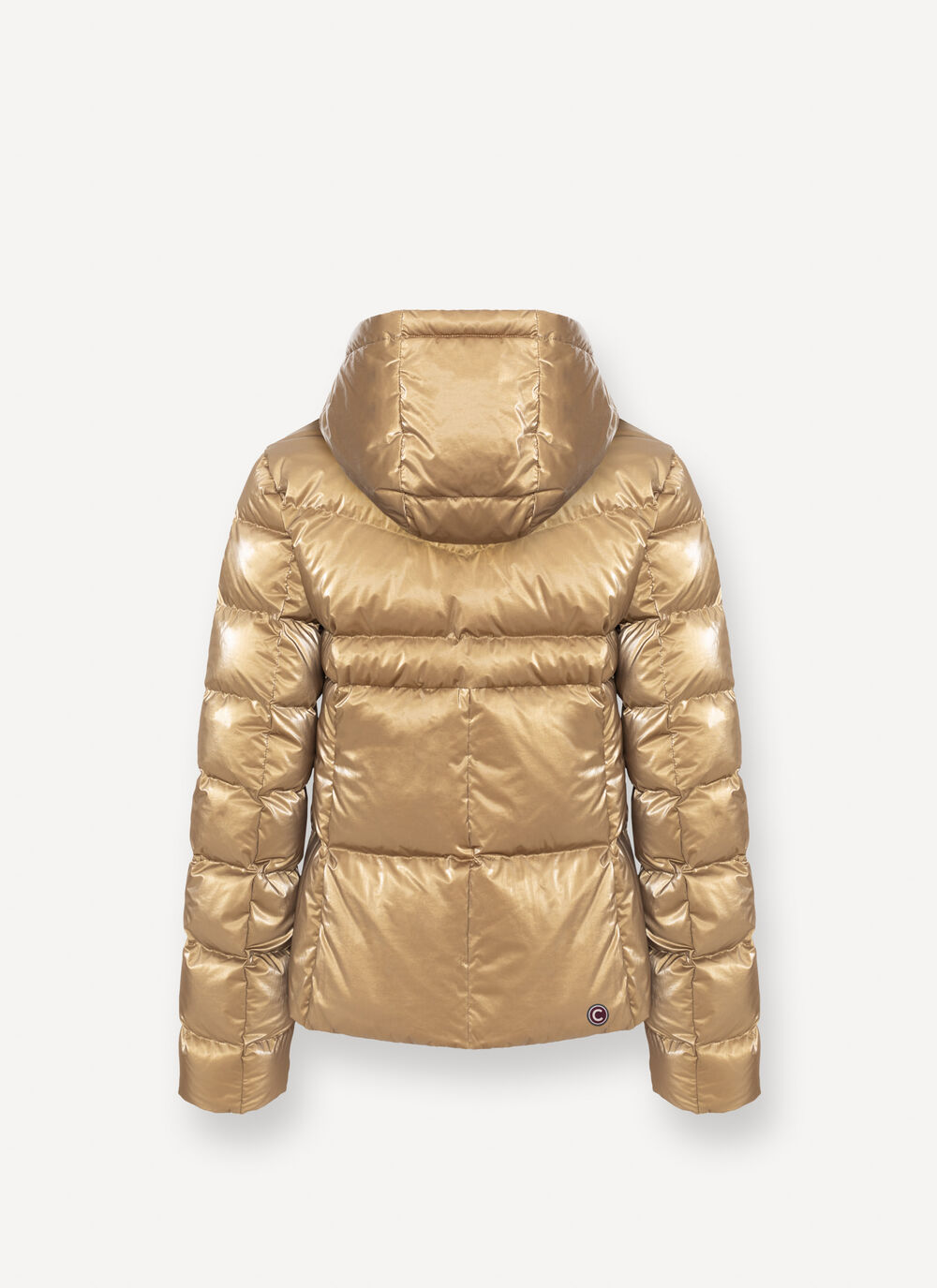 Metallic-effect gold down jacket image number 5