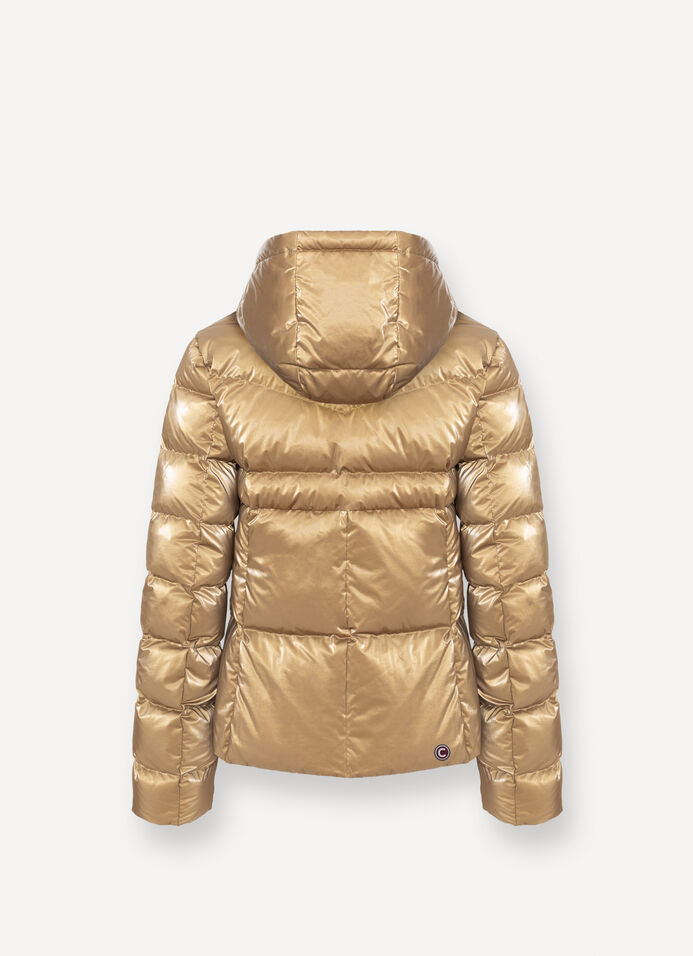 Metallic-effect gold down jacket image number 5