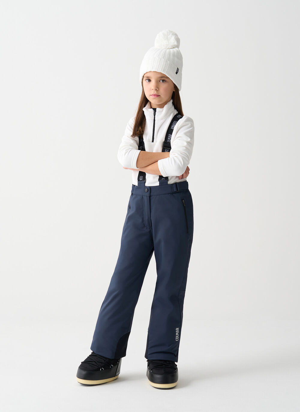 Girl's ski salopettes image number 0