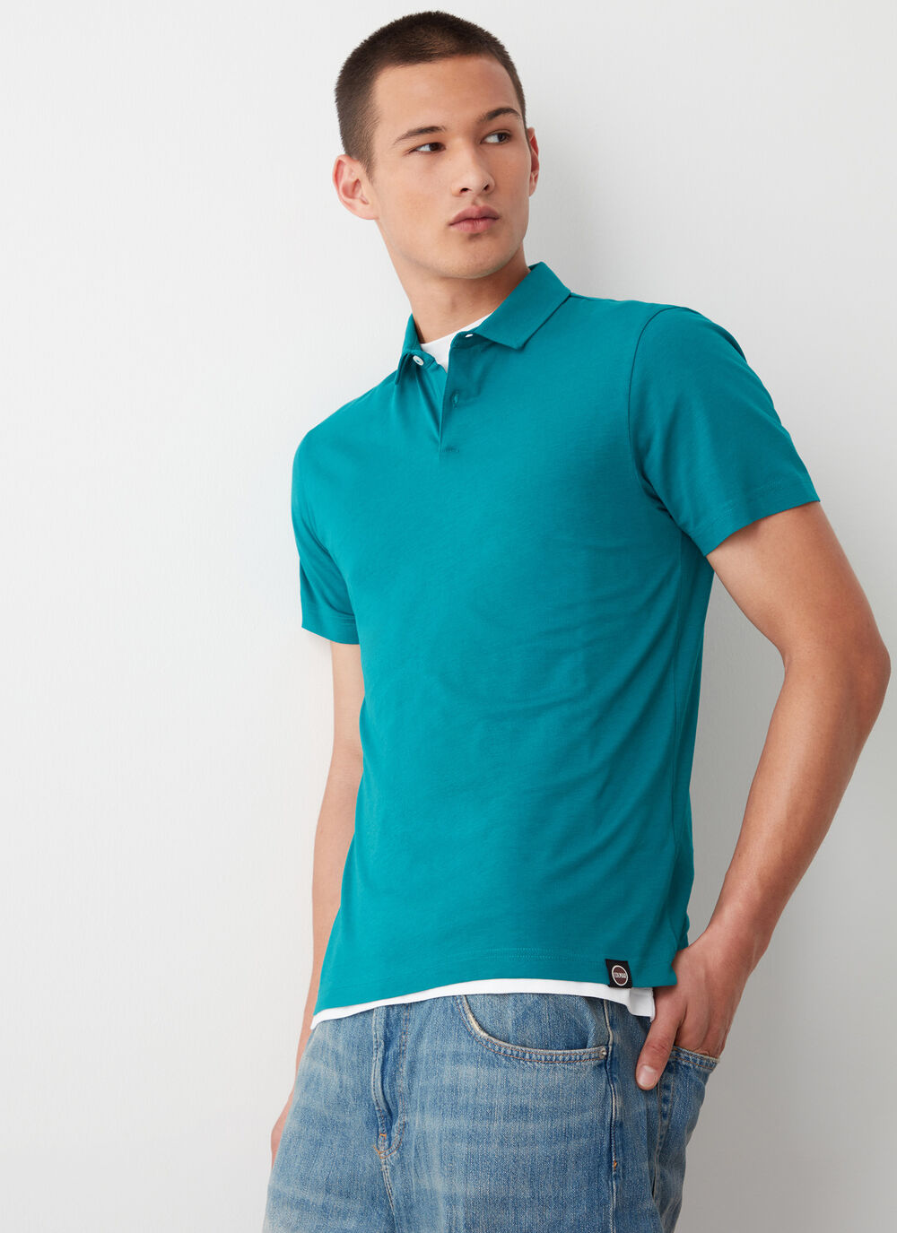 100% Supima&reg; cotton polo-shirt image number 0