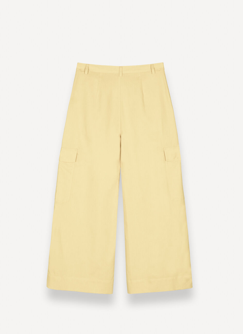 Linen cargo trousers image number 5
