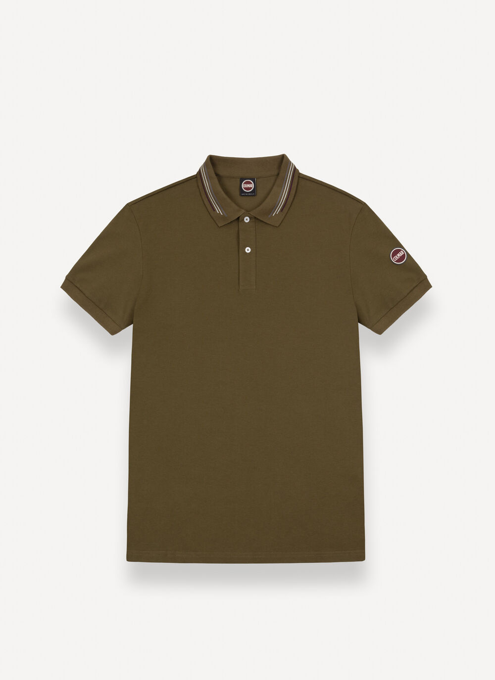 Piqu&eacute; polo-shirt with jacquard stripe image number 4