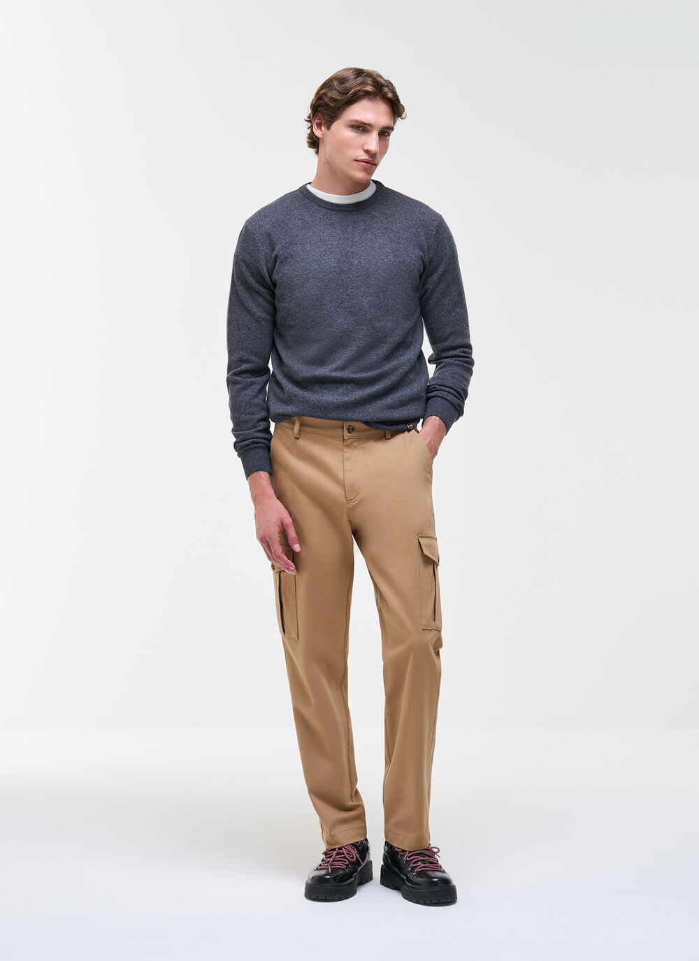Fine-knit pullover image number 1