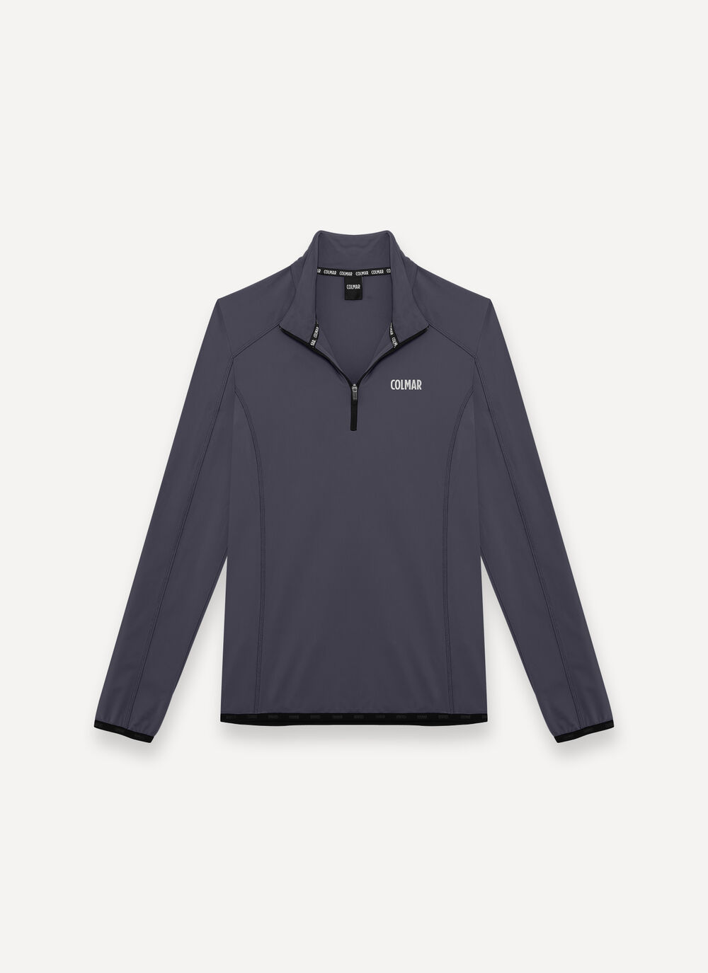 Thermal stretch ski jumper with half-zip image number 4