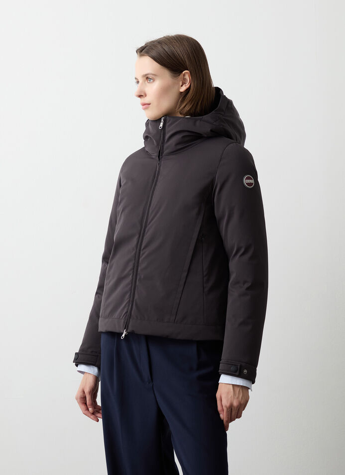 Waterproof fabric down jacket image number 1