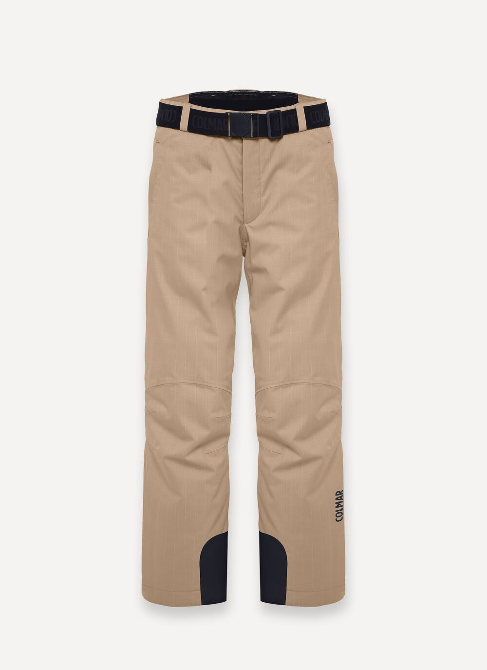 Padded pinstripe ski trousers image number 4