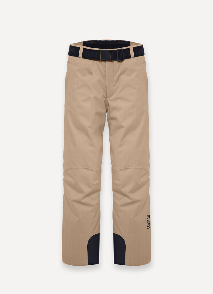 Pantalón de esquí acolchado de tejido con raya diplomática image number 4