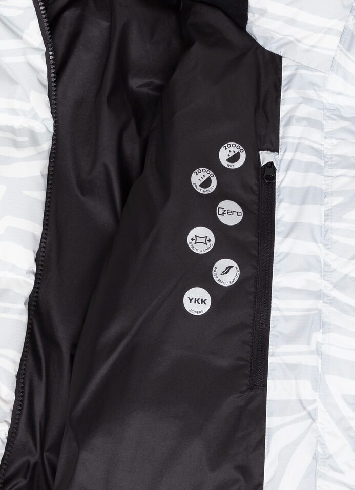 Scratchy padded ski jacket image number 6