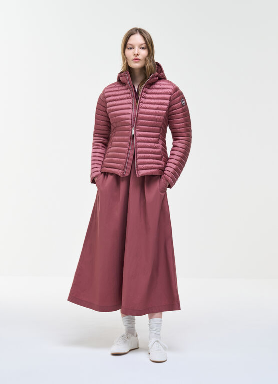 Light down jacket with hood