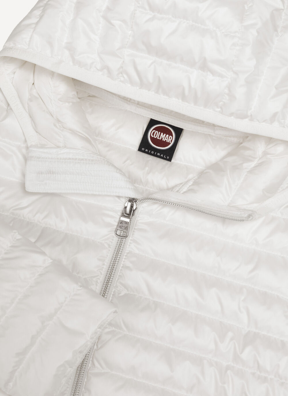 Down jacket with elasticated hem image number 6