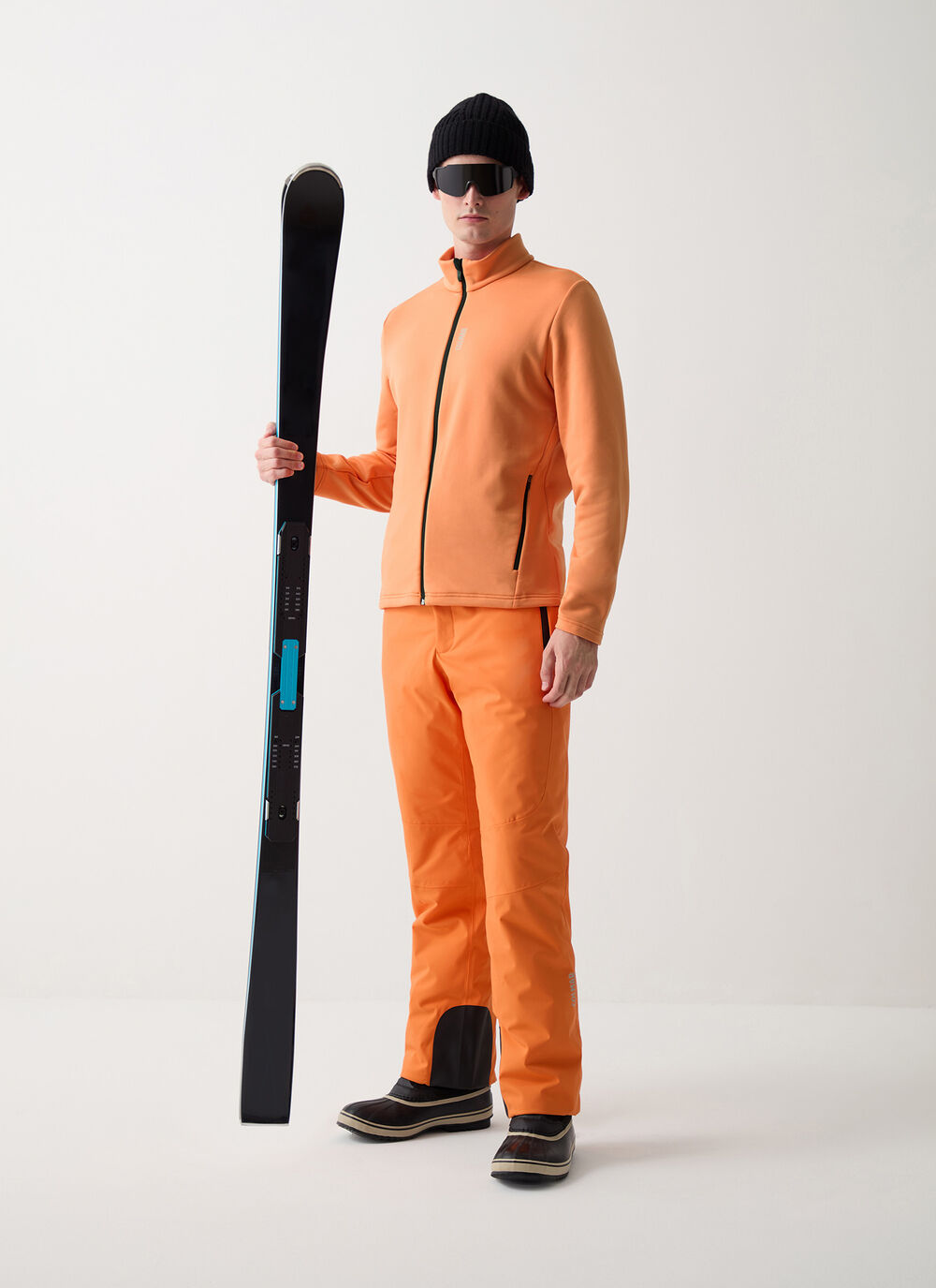 Full-zip stretch ski fleece image number 1
