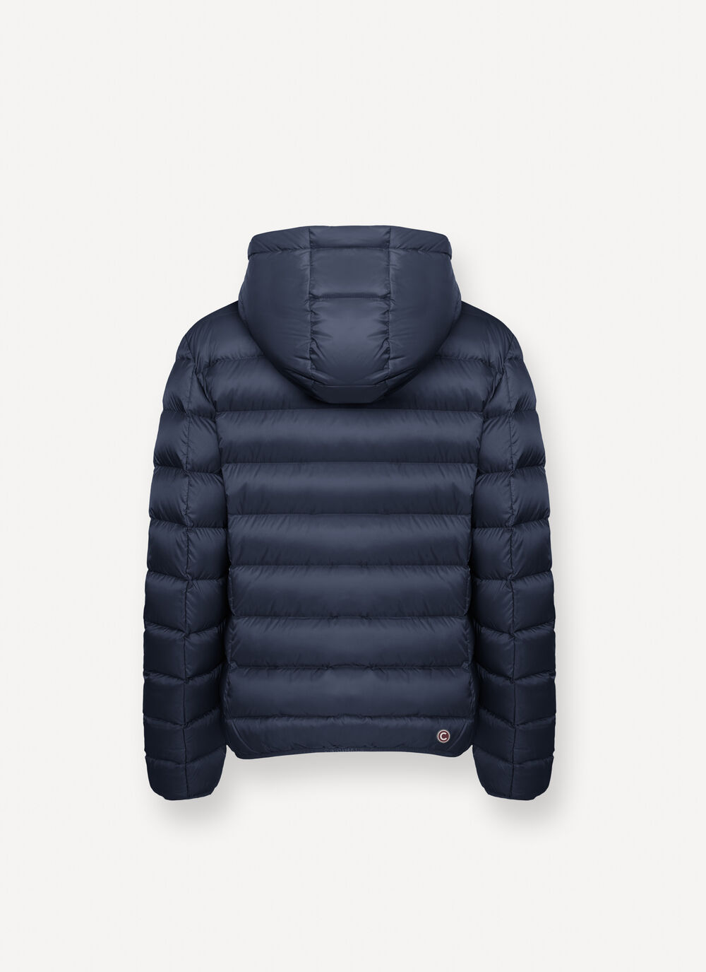 Short down jacket with attached hood image number 5