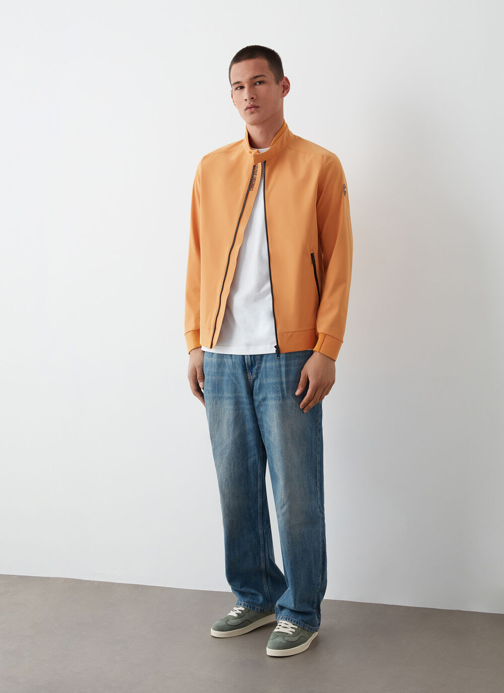 Softshell biker jacket image number 0