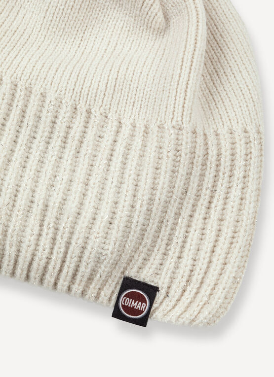Women’s hat with lurex details