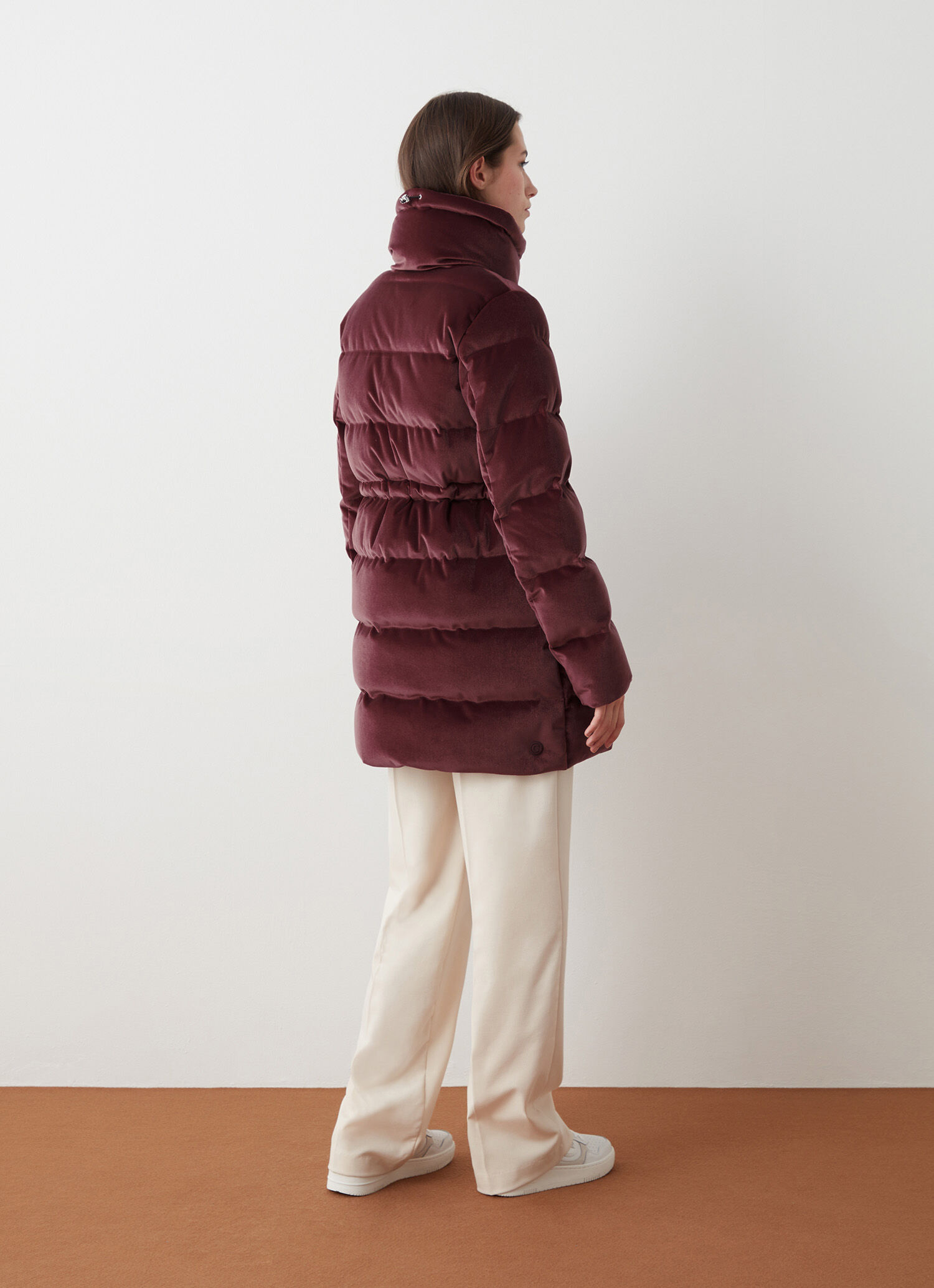 Velvet puffer jacket australia outlet