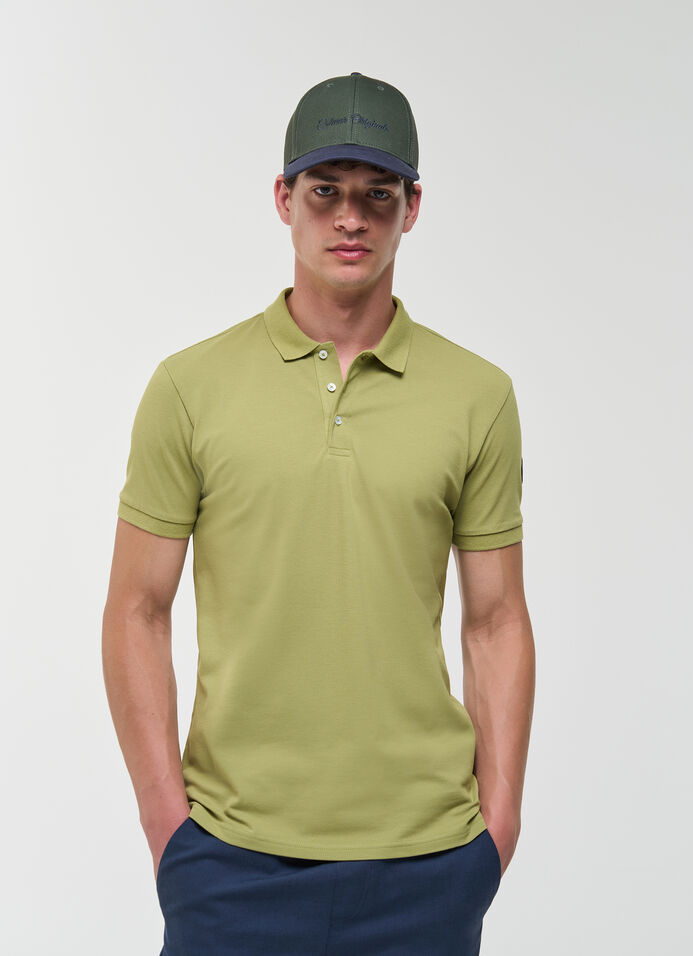 Polo in piqu&eacute; stretch