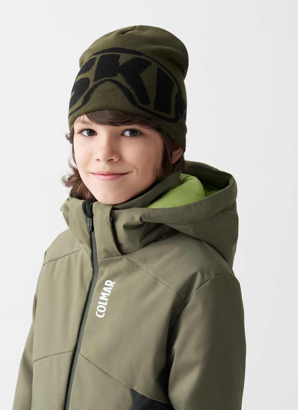 Boy's colour-block ski jacket image number 2