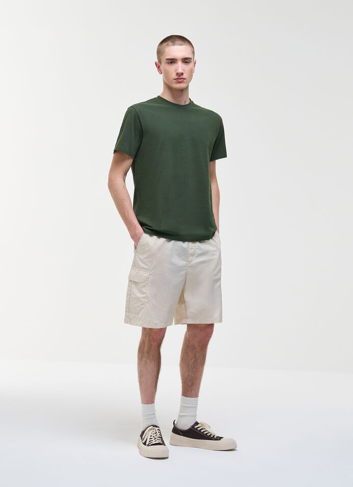 T-shirt logot&eacute; en coton piqu&eacute;