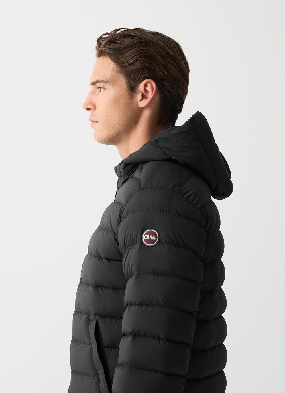 Down jacket with hood image number 2