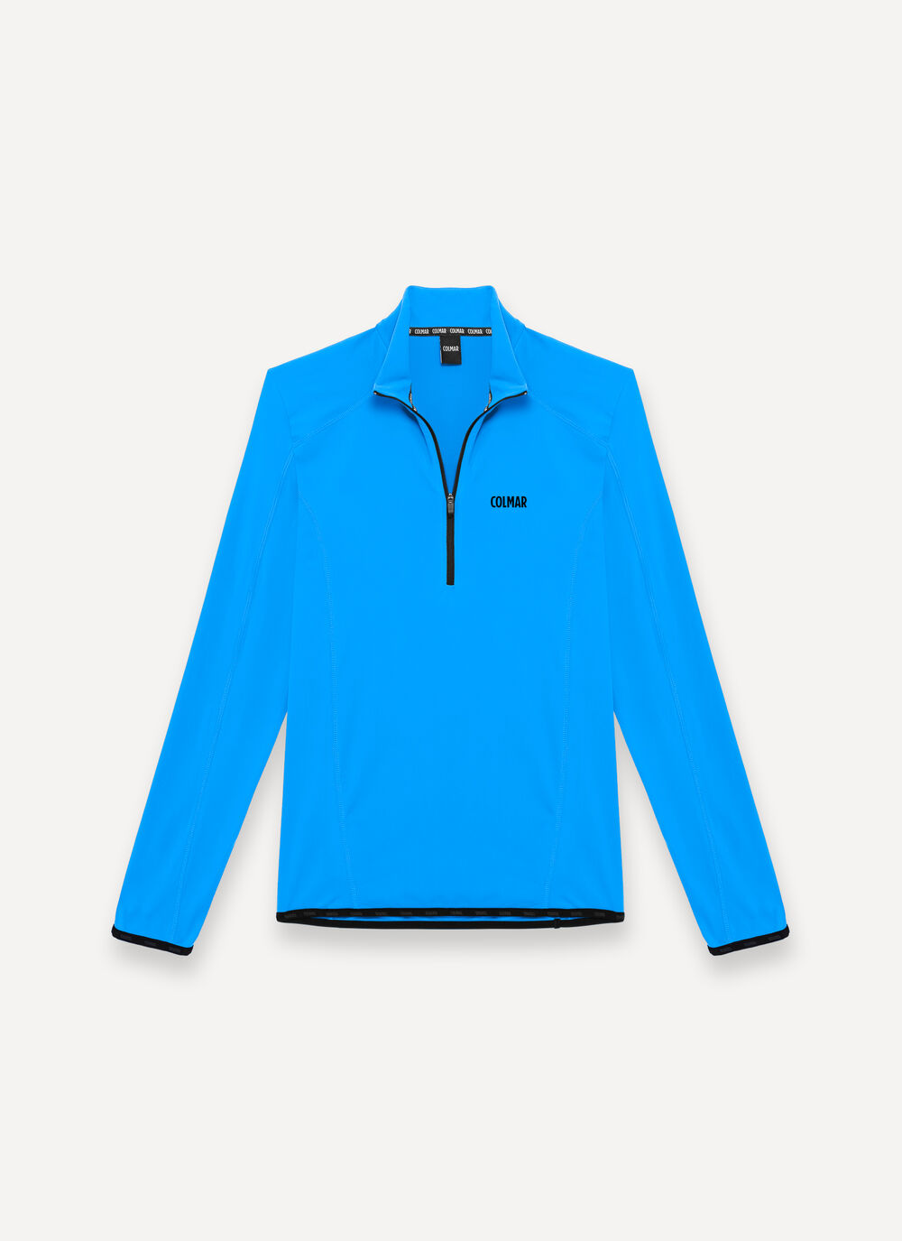 Thermal stretch ski jumper with half-zip image number 4