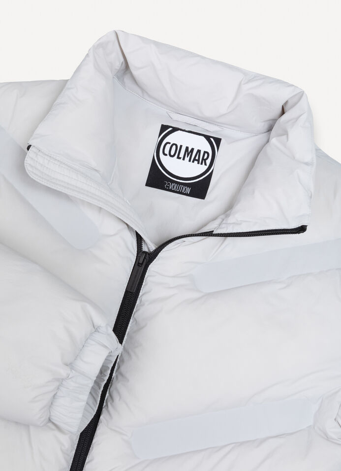 Piumino opaco dal design diagonale  image number 6