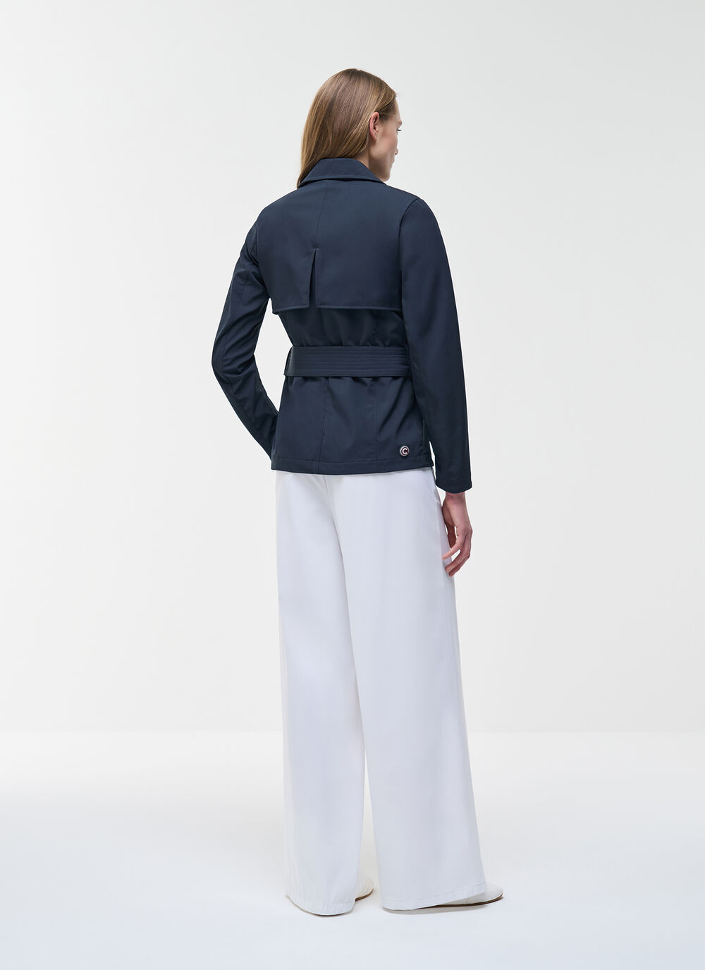 Short waterproof trench coat image number 3