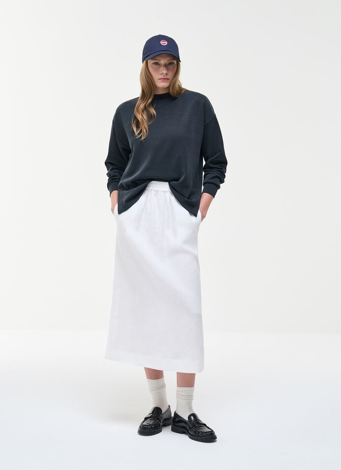 Sweat avec fentes lat&eacute;rales