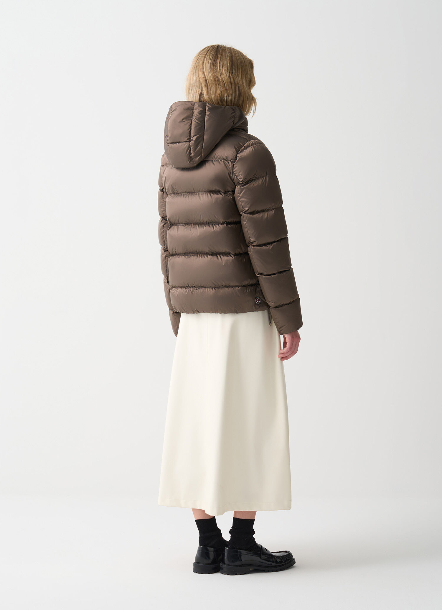 Down jacket with detachable hood - DARK YAM BROWN | Colmar