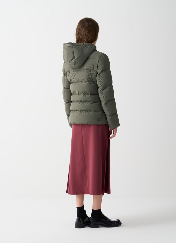 Stretch down jacket with drawstring image number 3