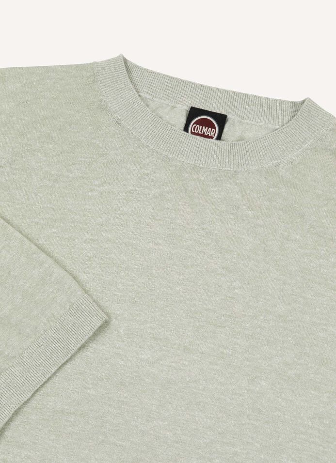 Lightweight linen and cotton sweater image number 6