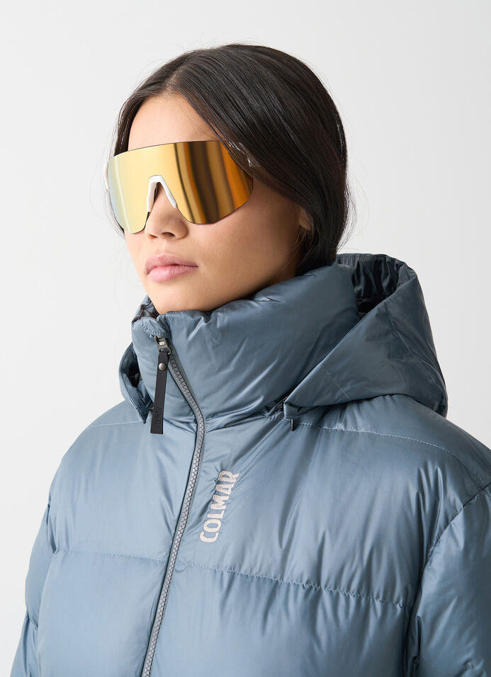 Puffy padded ski jacket image number 2