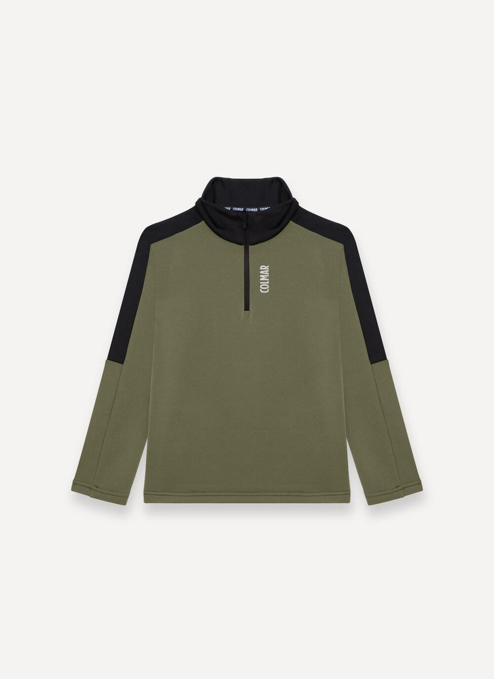 Pile da sci mezza zip bicolor bambino image number 4