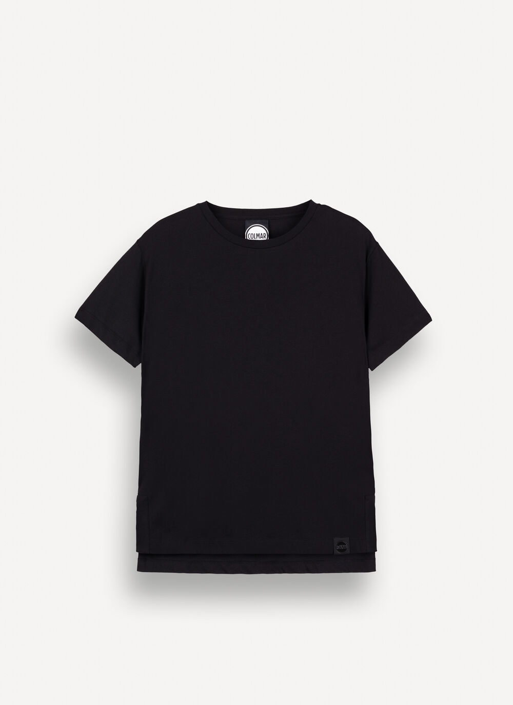 Asymmetrical crew-neck T-shirt  image number 4