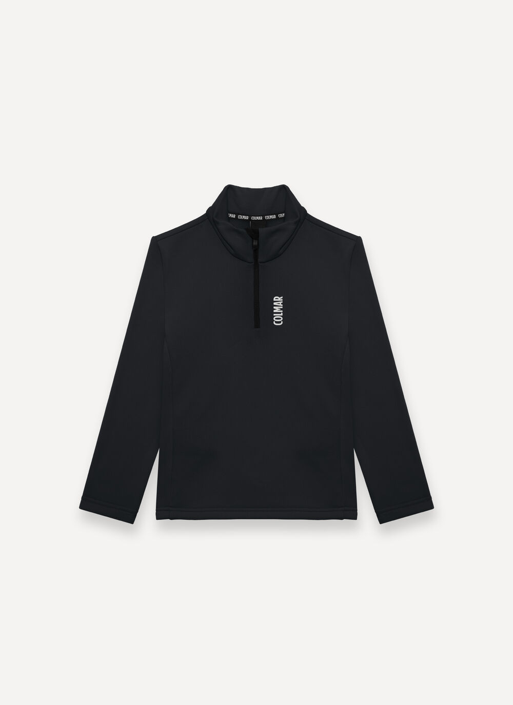 Girl's half-zip ski fleece image number 4