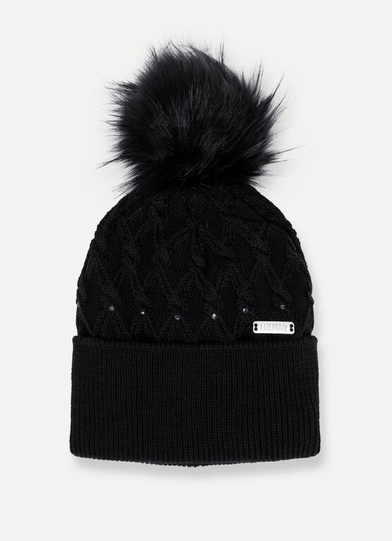 Cappello in misto lana con strass image number 1