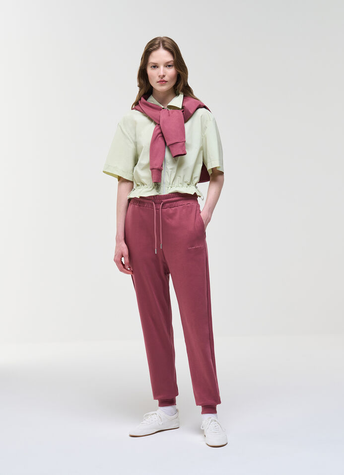 Cotton tracksuit bottoms