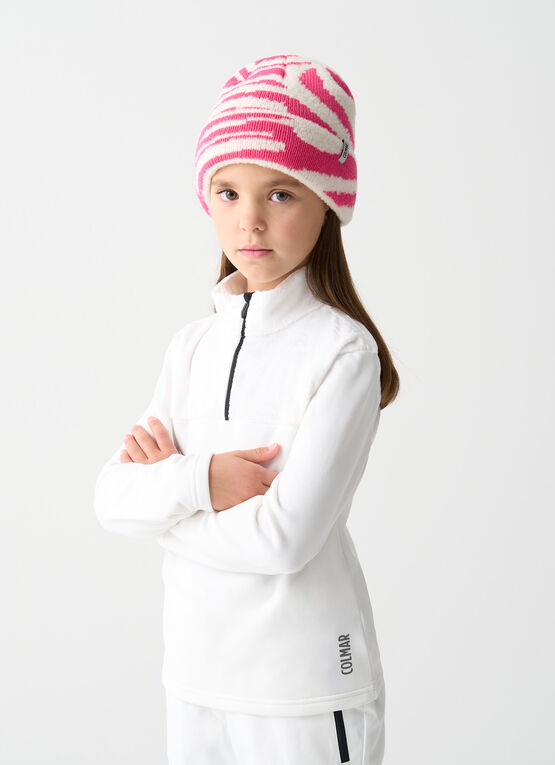 Girl's ski fleece with teddy insert