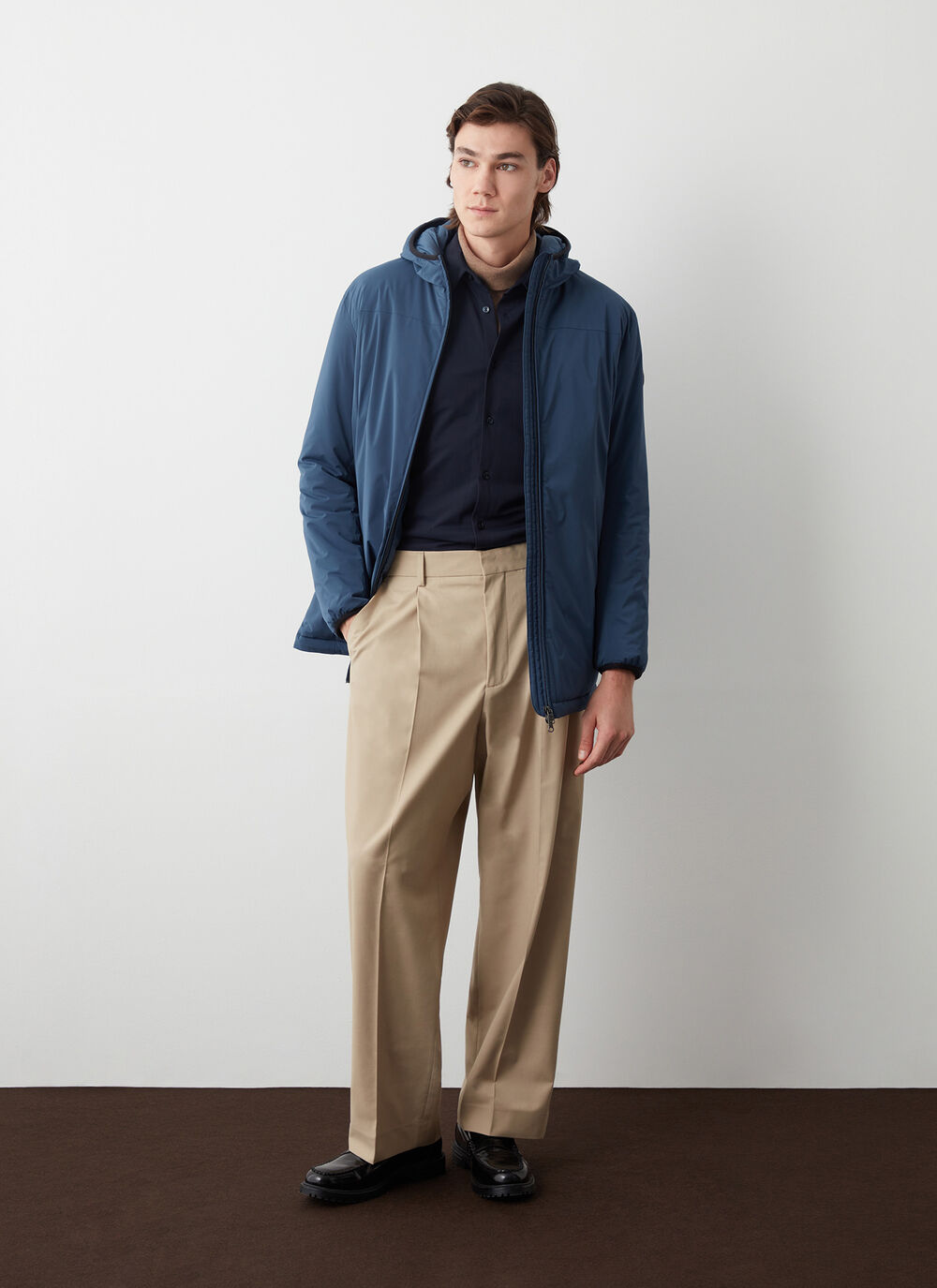 Waterproof padded autumn-weight jacket image number 1