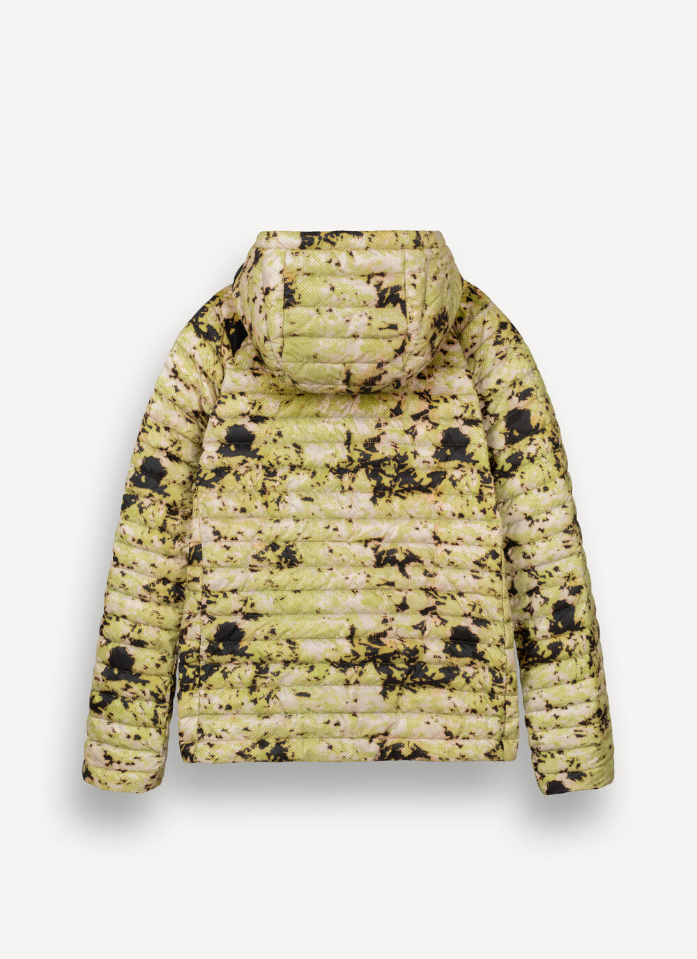 Pixelated camouflage down jacket image number 5