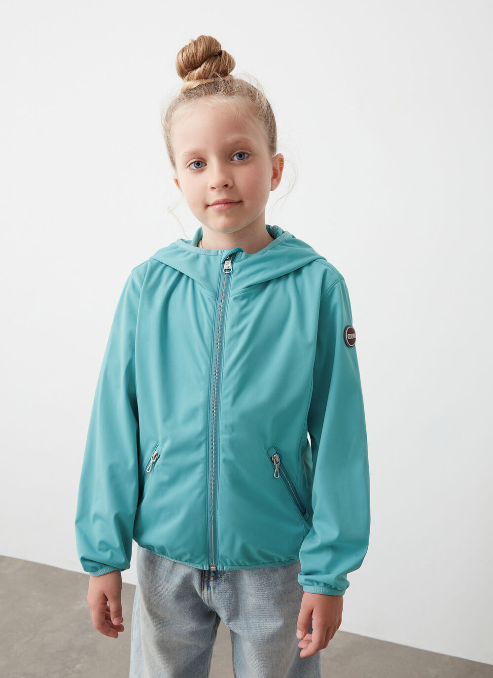 Veste &agrave; capuche en softshell image number 2