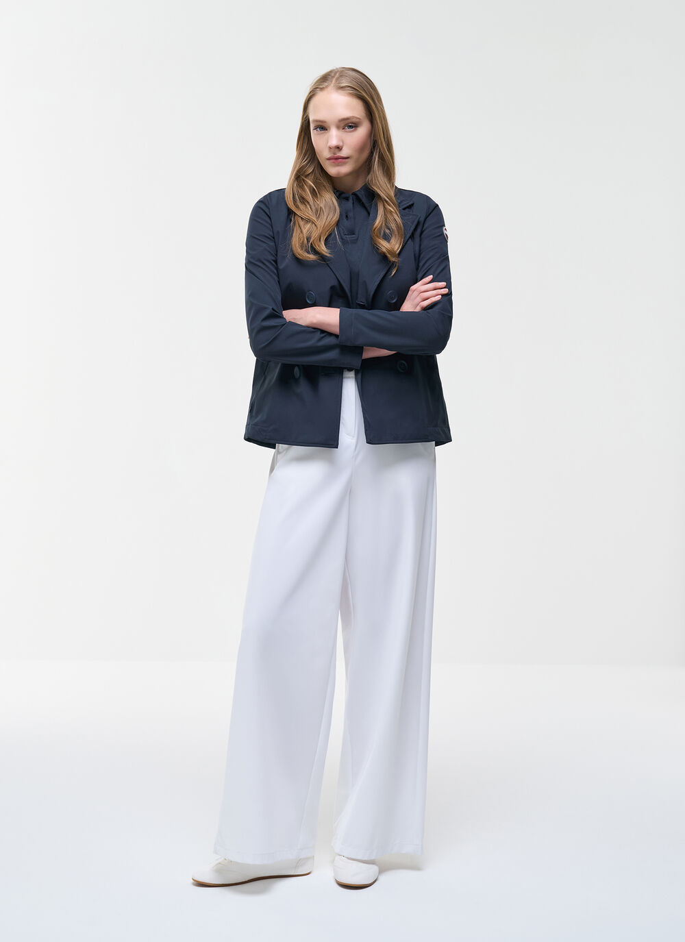 Short waterproof trench coat image number 0