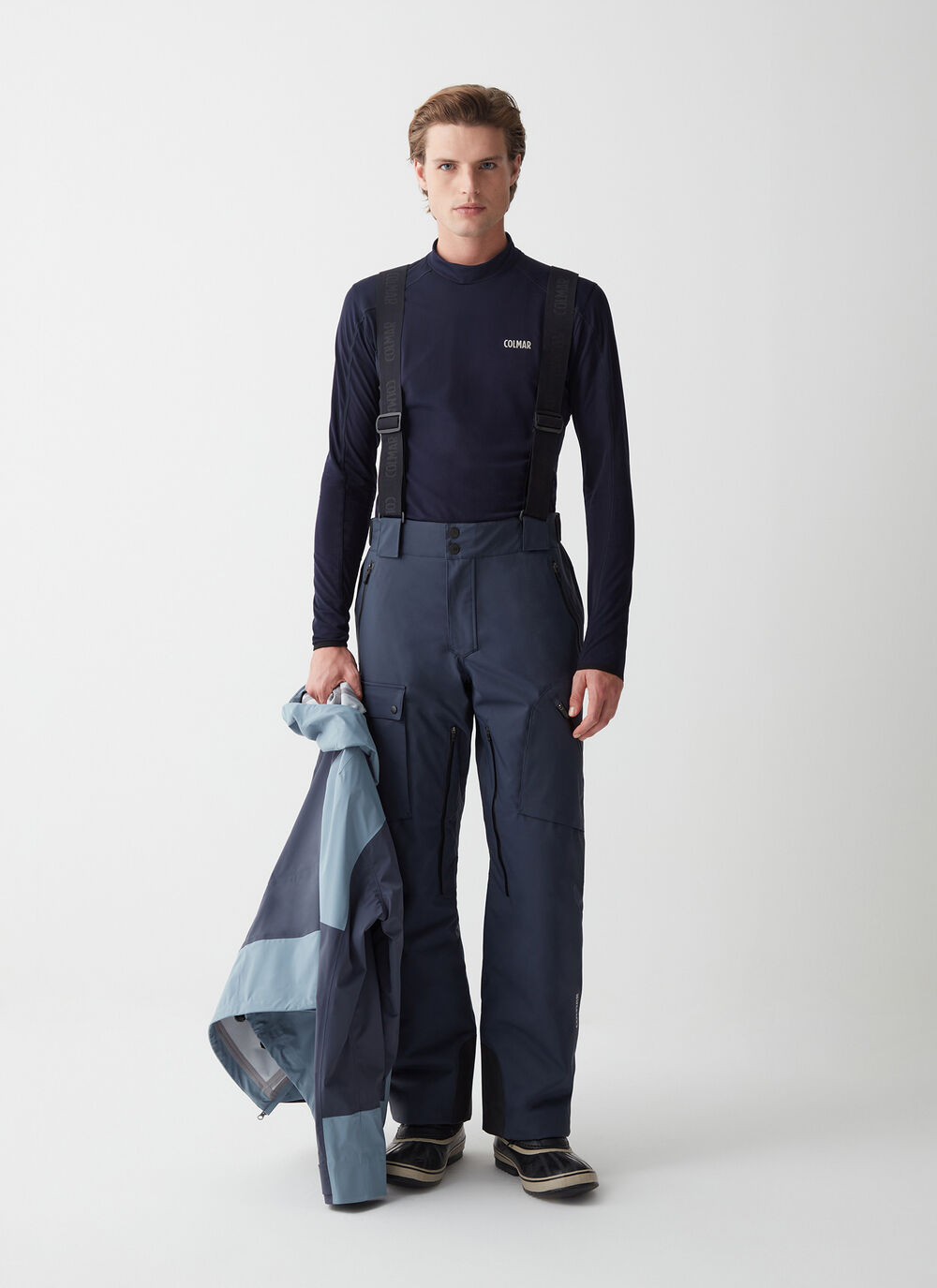 Padded cargo-style salopettes image number 0